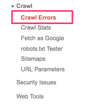 crawl errors 