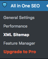 How to add XML sitemap all in one seo