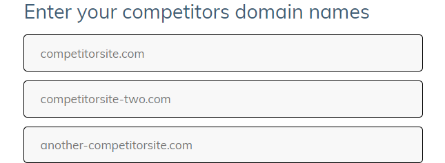 serpbot competitor domains