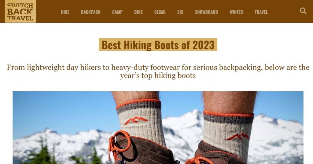 best hiking boots blog